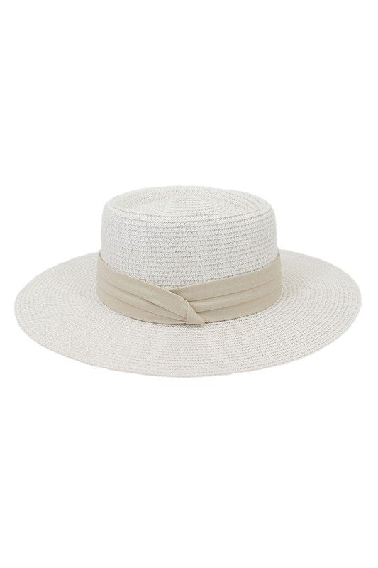 DANDY CLOTH BAND FLOPPY PANAMA HAT