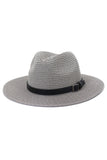 DANDY BELT STRAW FLOPPY PANAMA HAT