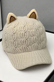 BASEBALL CAP WITH CAT EARS