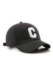 WOMEN RETRO C LETTER CASUAL BASEBALL CAP