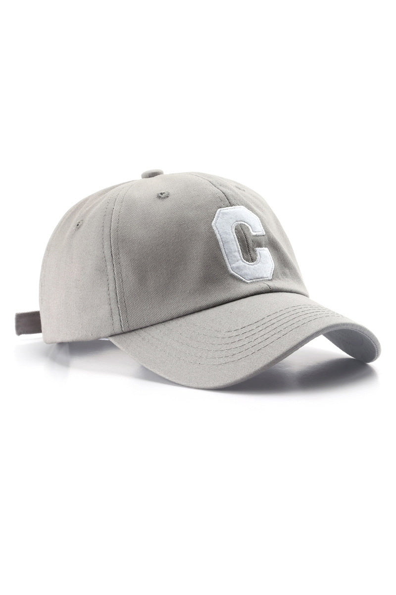 WOMEN RETRO C LETTER CASUAL BASEBALL CAP