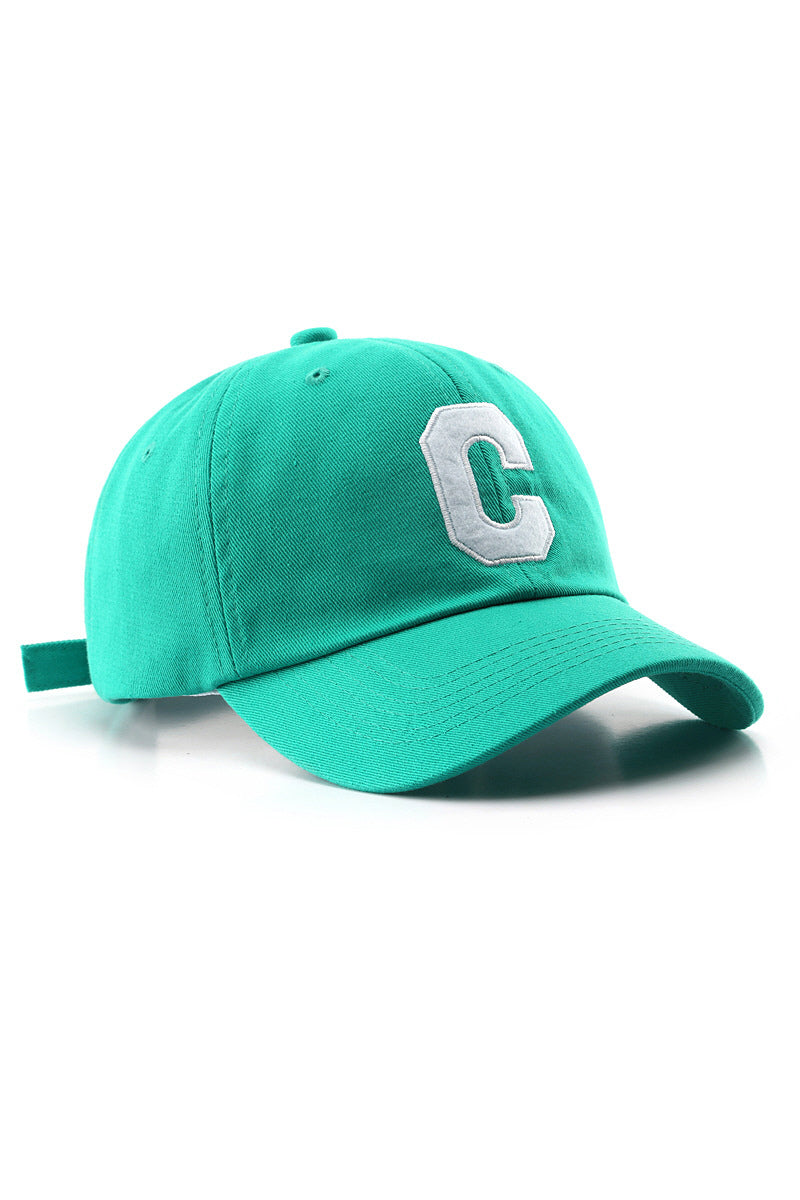 WOMEN RETRO C LETTER CASUAL BASEBALL CAP