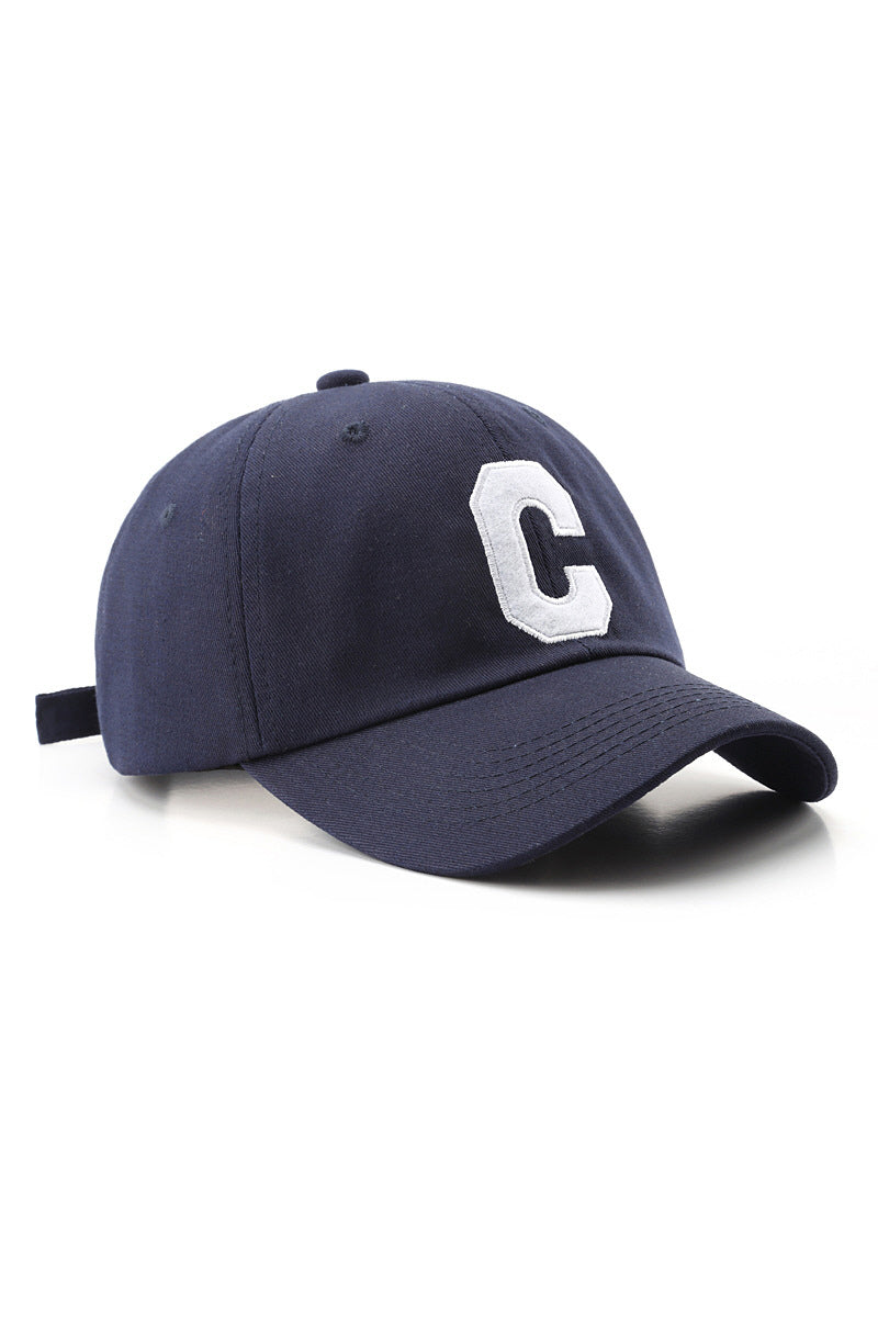 WOMEN RETRO C LETTER CASUAL BASEBALL CAP