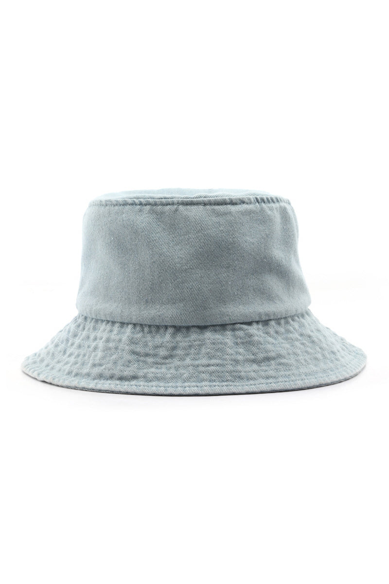 WOMEN VINTAGE DENIM CASUAL BUCKET HAT