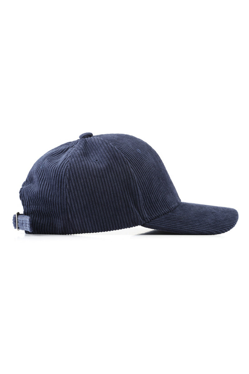 WOMEN CORDUROY SOLID COLOR BASEBALL CAP