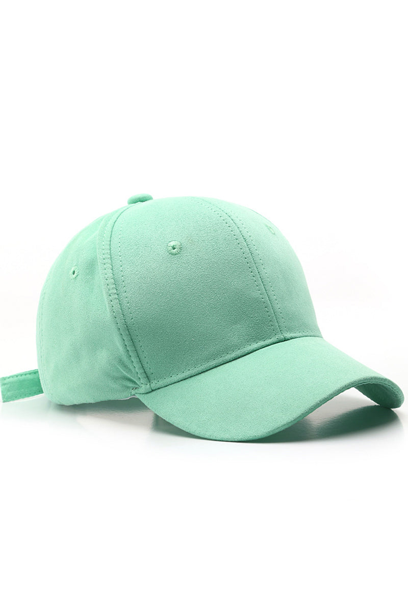 WOMEN OUTDOOR SPORTS SOLID COLOR BASEBALL CAP