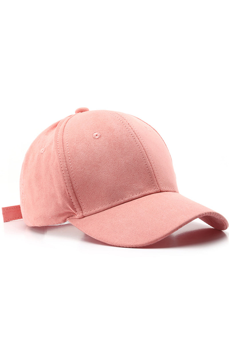 WOMEN OUTDOOR SPORTS SOLID COLOR BASEBALL CAP