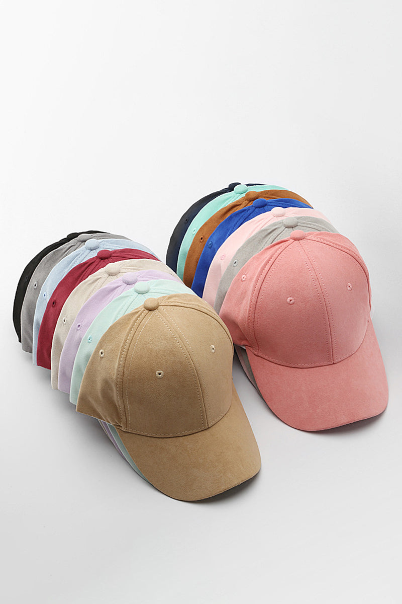 WOMEN OUTDOOR SPORTS SOLID COLOR BASEBALL CAP