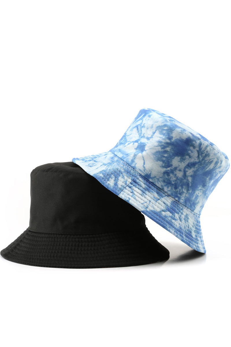 WOMEN TIE DYE FASHION BUCKET HAT FOR OUTDOOR