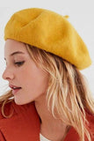 WOMEN SOLID COLOR BERET HAT