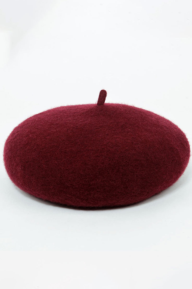 WOMEN SOLID COLOR BERET HAT