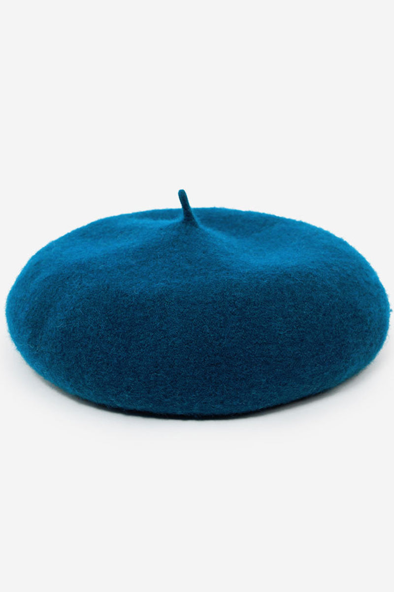 FASHION SOLID FUZZY BERET