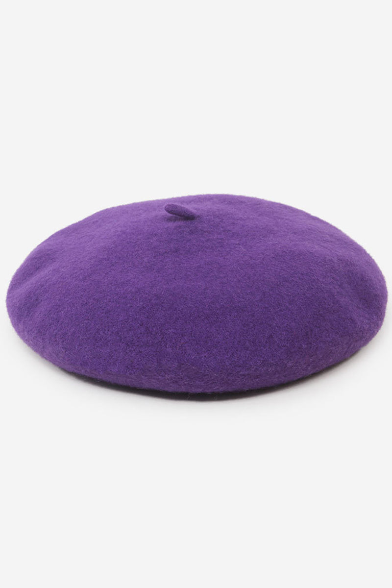 FASHION SOLID FUZZY BERET