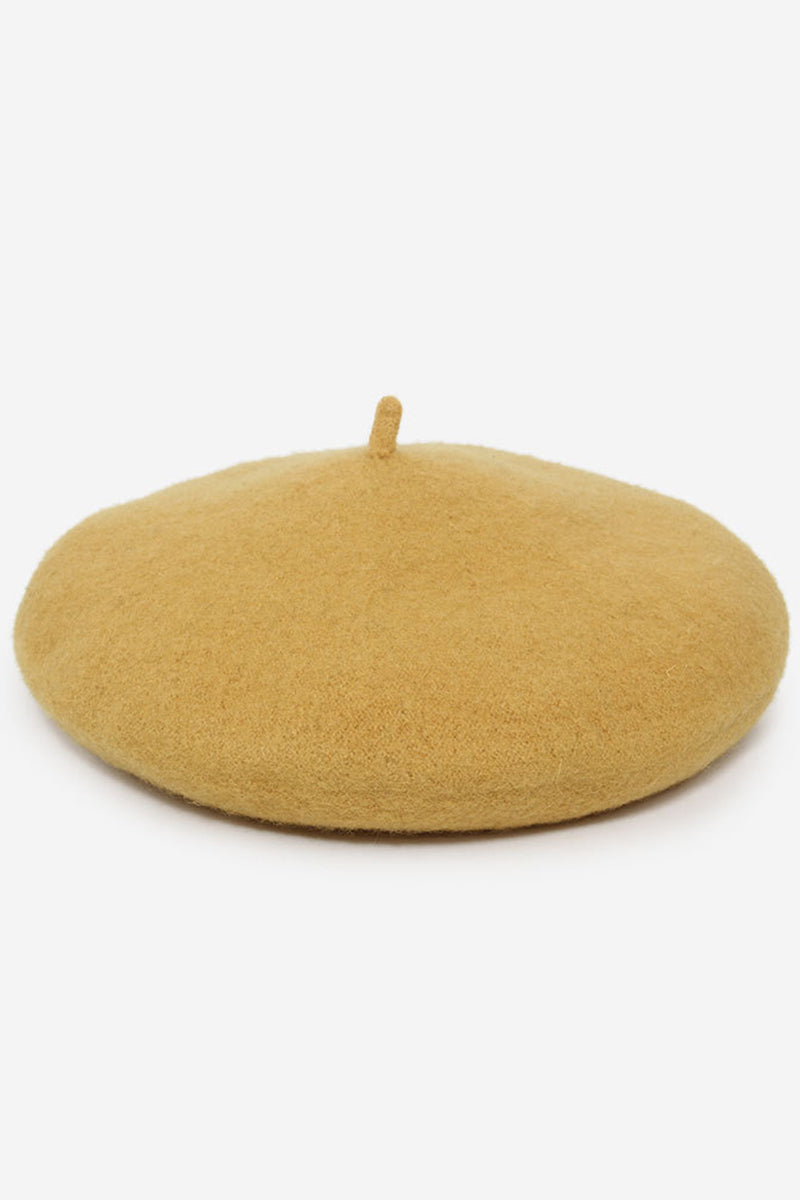 FASHION SOLID FUZZY BERET