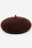 WOOL CLASSIC SOLID COLOR BERET HATBERET HAT