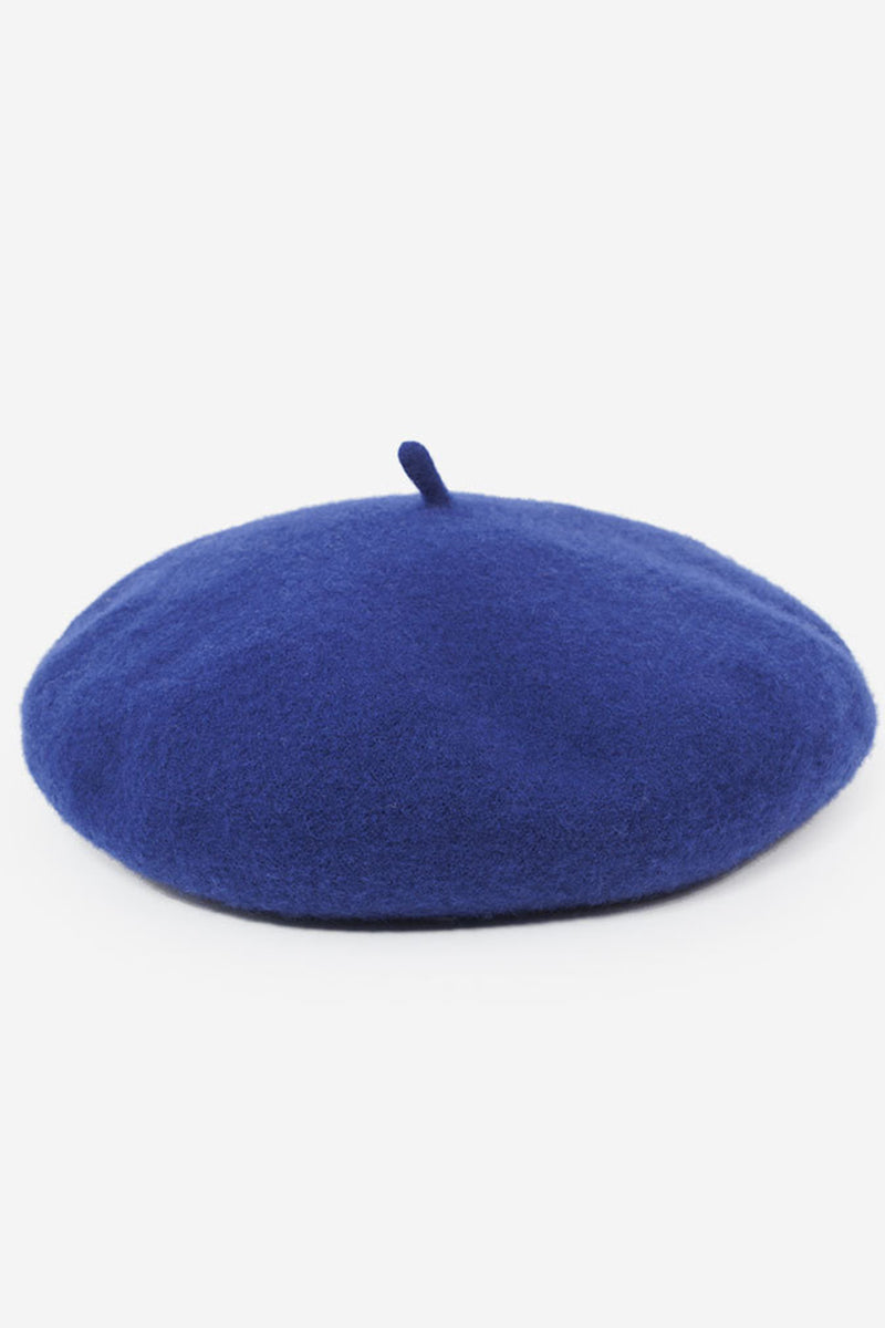 SOLID FUZZY BERET