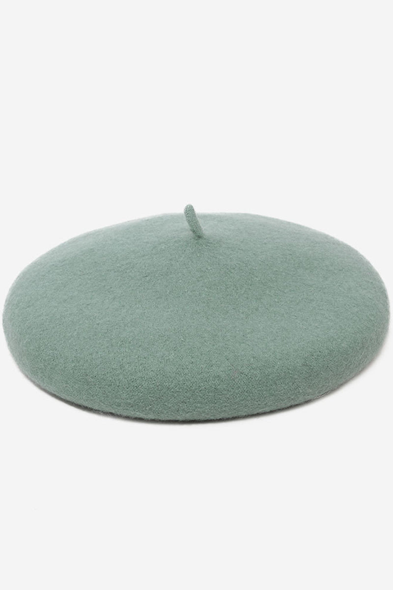 SOLID FUZZY BERET