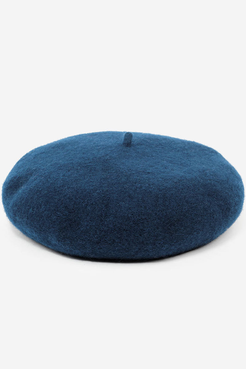 SOLID FUZZY BERET