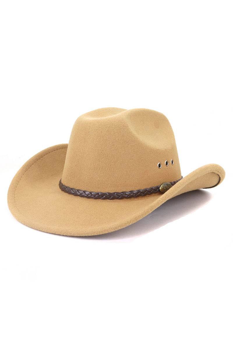 WOMEN WESTERN FELT HAT JAZZ COWBOY HAT