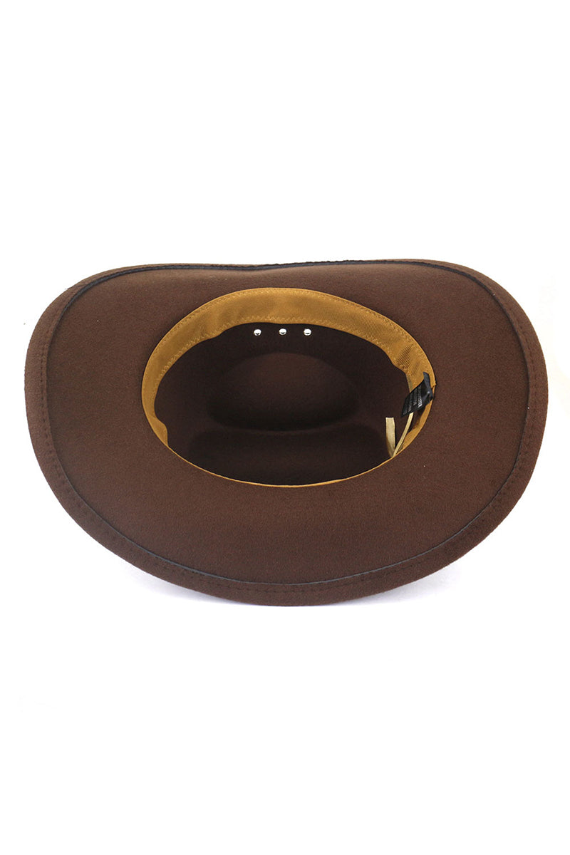 WOMEN WESTERN FELT HAT JAZZ COWBOY HAT