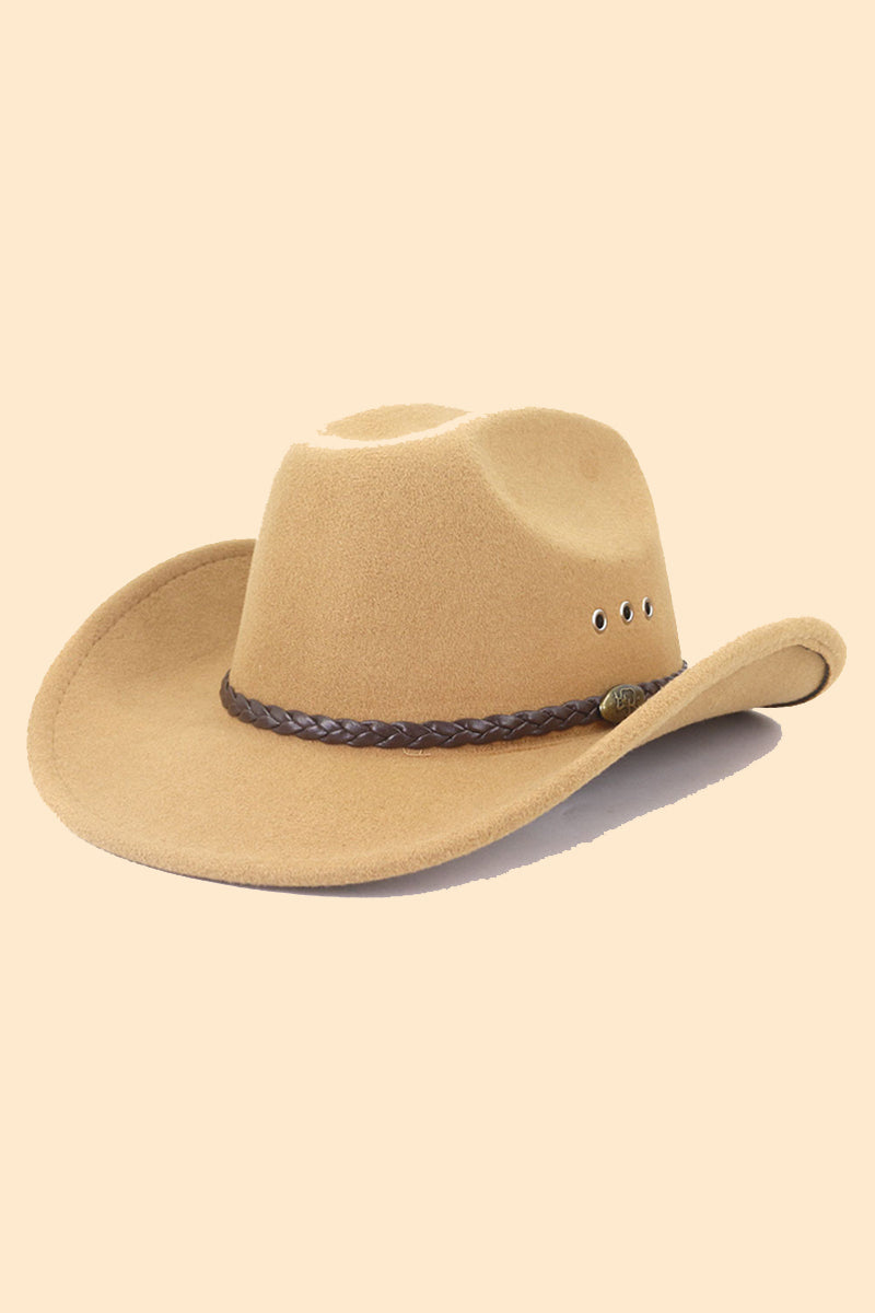 WOMEN WESTERN FELT HAT JAZZ COWBOY HAT