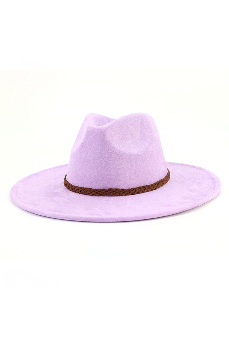 WOMEN AUTUMN AND WINTER WARM BELT PANAMA HAT