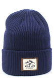 FASHION TAG ROLLUP KNIT BEANIE