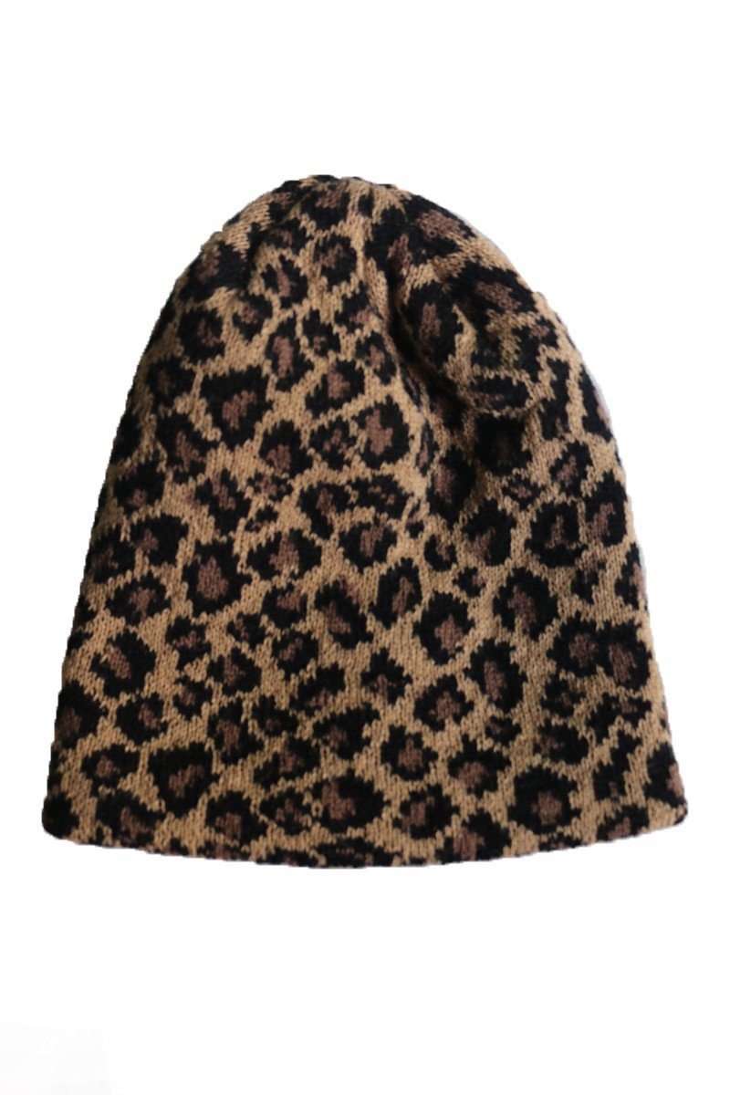 LEOPARD FASHION BEANIE