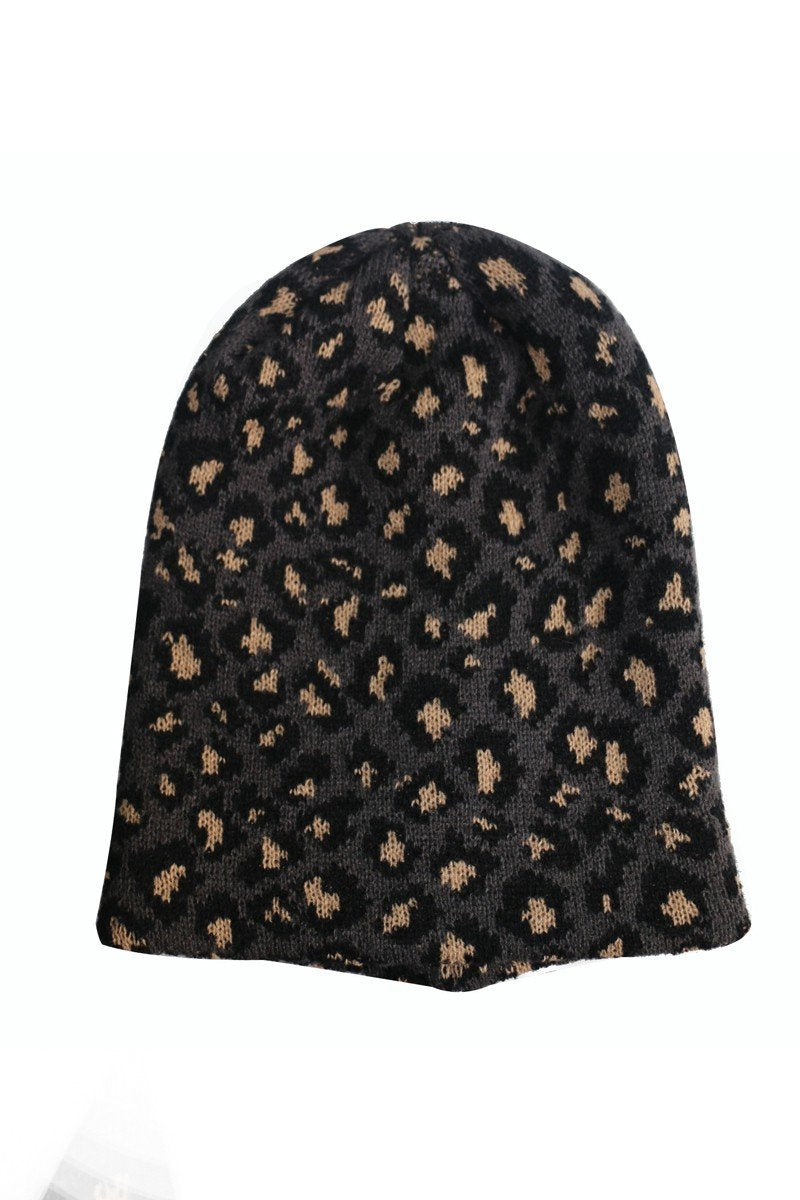 LEOPARD FASHION BEANIE