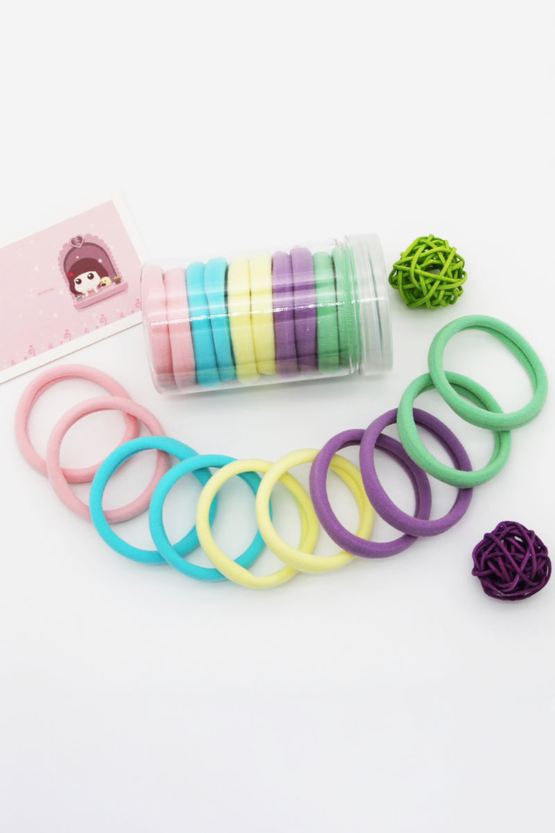 THICK SEAMLESS HAIR BANDS, 10PCS SIMPLY HAIR TIES PONYTAIL HOLDERS HEADBAND, 10PCS PER 1 PACK