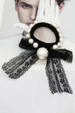 LACE DECORATION SCRUNCHIES ELASTIC HAIR BANDS