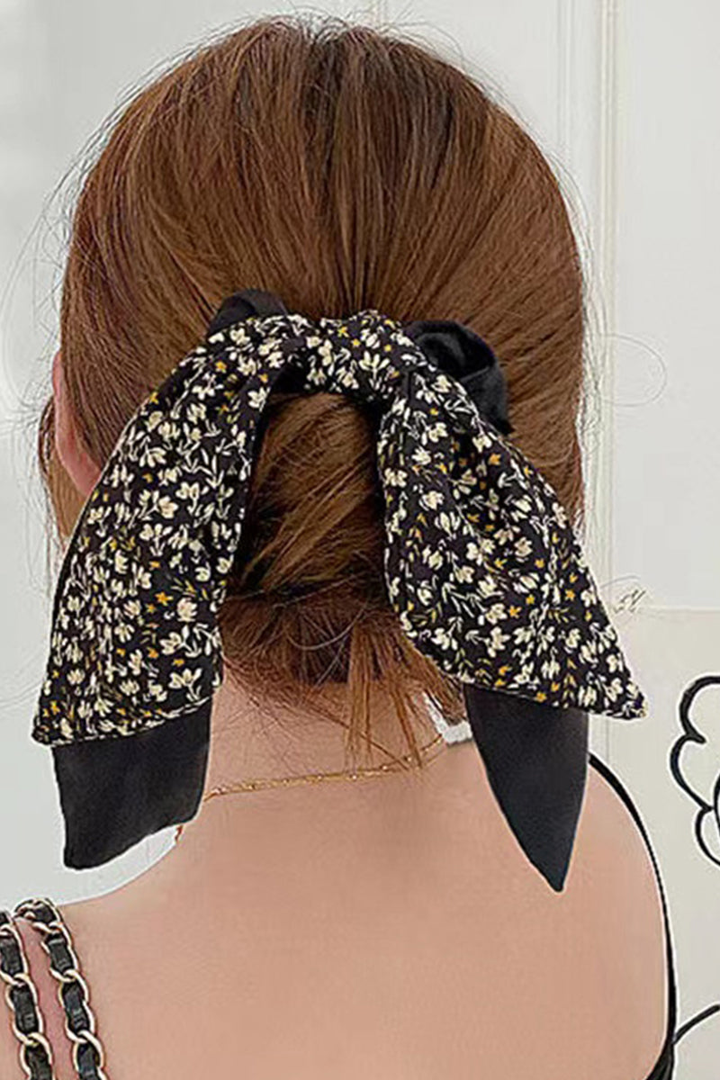 HAIR SCRUNCHIES FLORAL SCRUNCHIE HAIR BANDS PONYTAIL