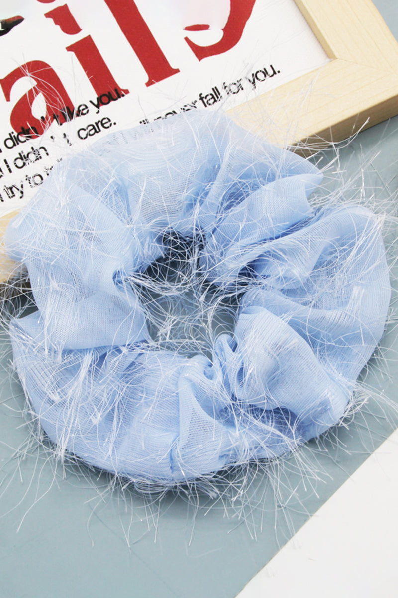 FASHION TASSELS SOLID COLOR SCRUNCHIE