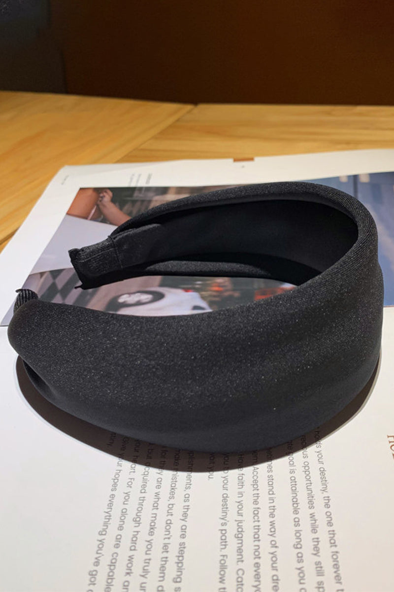 MINIMALIST WIDE BRIM SOLID HEADBAND