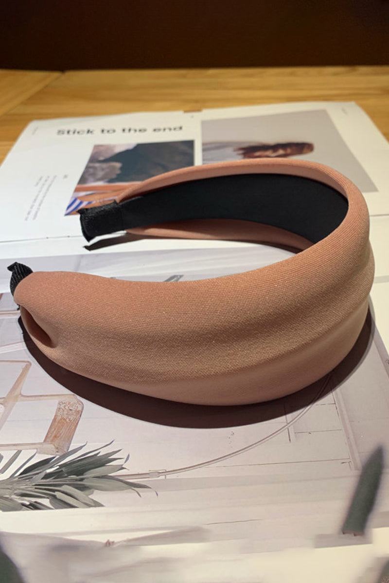 MINIMALIST WIDE BRIM SOLID HEADBAND