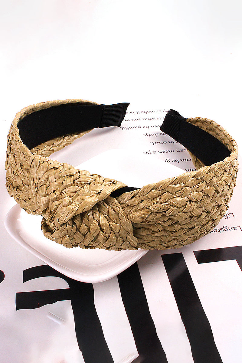 KNOT DECOR BRAIDED DETAIL HEADBAND