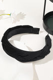 4PCS COLOR BLOCK WEAVE DETAIL HEADBAND, 4PCS PER 1 PACK