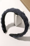 WOOL BRAIDED WIDE HEADBAND