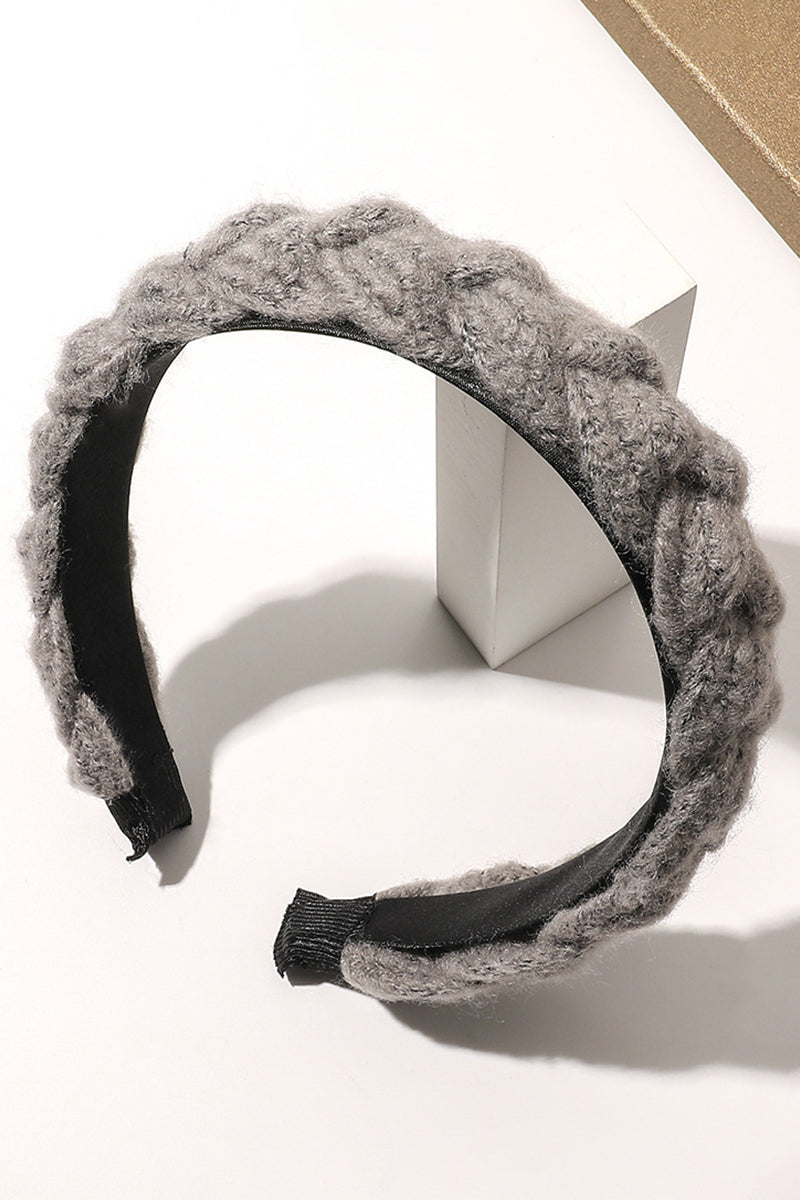 WOOL BRAIDED WIDE HEADBAND