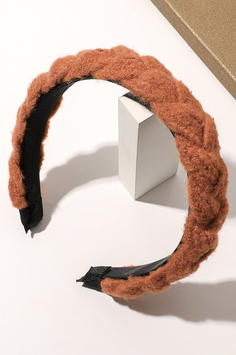 WOOL BRAIDED WIDE HEADBAND