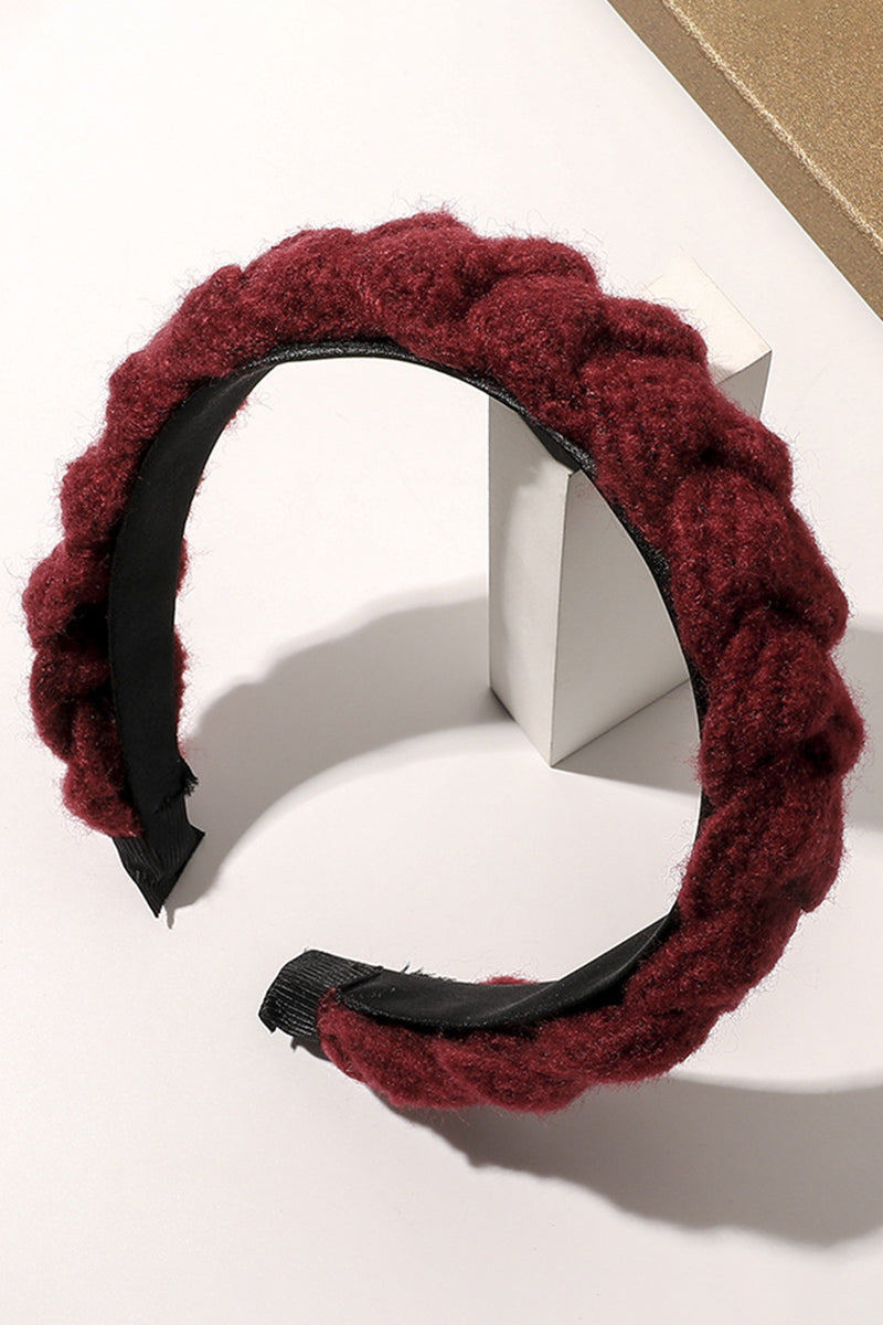 WOOL BRAIDED WIDE HEADBAND