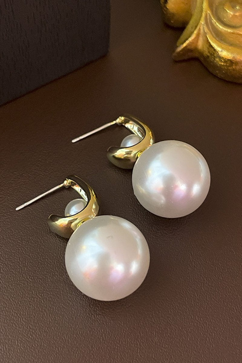 PEARL SHAPE DANGLE EARRINGS