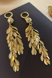 LEAVES DROP FASHION EARRINGS