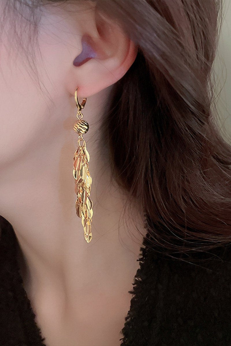 LEAVES DROP FASHION EARRINGS