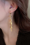 LEAVES DROP FASHION EARRINGS