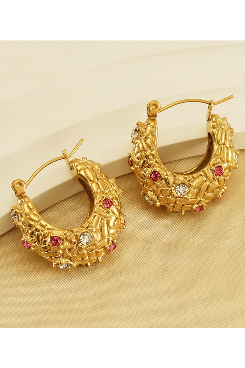 18K GOLD PLATED STAINLESS STEEL EARRINGS