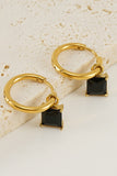 18K GOLD PLATED STAINLESS STEEL EARRINGS, SIZE