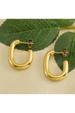 18K GOLD PLATED STAINLESS STEEL EARRINGS