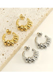 18K GOLD PLATED STAINLESS STEEL EARRINGS