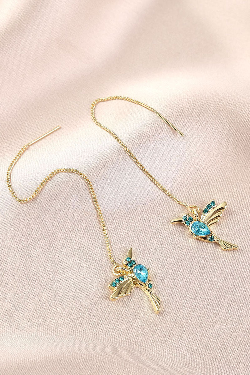 WOMEN’S FASHION COLORED BIRD EARRINGS